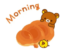 Chick Bear GIF - Chick Bear Wake Up GIFs