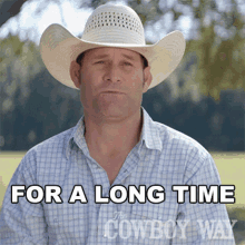 For A Long Time Booger Brown GIF - For A Long Time Booger Brown The Cowboy Way GIFs