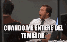 Cuando Me Entere Del Temblor GIF - Andy Shocked Omg GIFs