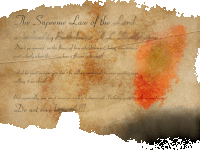 a piece of paper that says " the supreme law of the land "