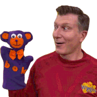 Look At This Simon Wiggle Sticker - Look At This Simon Wiggle The Wiggles Stickers