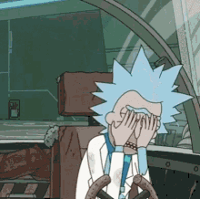 Rick And Morty Face Palm GIF - Rick And Morty Face Palm Cry GIFs