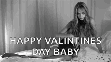 Happy Valentines Day Valentine GIF - Happy Valentines Day Valentine Cara Delevingne GIFs