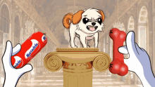 Angry Dog Offering Food GIF - Angry Dog Offering Food Girlfriends Hungry GIFs