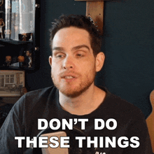 Don'T Do These Things Sam Johnson GIF - Don'T Do These Things Sam Johnson Avoid Doing These Things GIFs