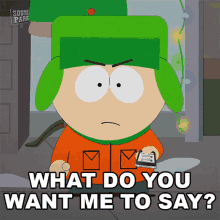 What Do You Want Me To Say Kyle Broflovski GIF - What Do You Want Me To Say Kyle Broflovski South Park GIFs