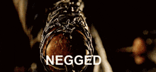 Negged Negan GIF - Negged Negan The Walking Dead GIFs
