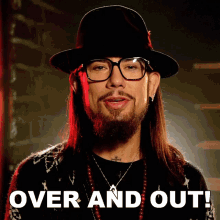 Over And Out Dave Navarro GIF - Over And Out Dave Navarro Ink Master GIFs
