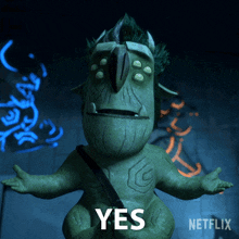 Yes Blinky GIF - Yes Blinky Trollhunters Tales Of Arcadia GIFs