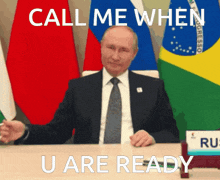 Call Me When Ur Ready Putin Drink GIF - Call Me When Ur Ready Putin Drink Putin Coffee GIFs