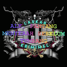 a logo that says laskar tentang menyerah sebelum tubang kriminal