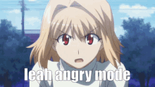 Leah Angry GIF - Leah Angry Mode GIFs
