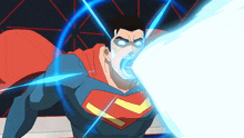 Freeze Breath Superman GIF