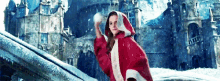 Beauty And The Beast Snowball Fight GIF - Beauty And The Beast Snowball Fight Belle GIFs