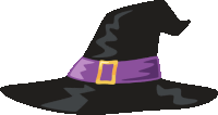 Witch Hat Halloween Party Sticker - Witch Hat Halloween Party Joypixel Stickers