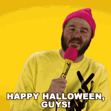 Happy Halloween Guys James Pumphrey GIF - Happy Halloween Guys James Pumphrey Donut Media GIFs