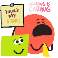 Sharing Is Caring Youremyhero Sticker - Sharing Is Caring Youremyhero Thank You For Listening Stickers