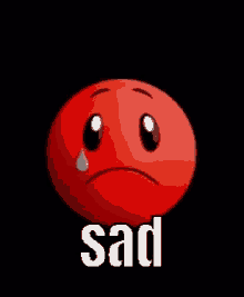 Sad Emoji GIF - Sad Emoji Red GIFs