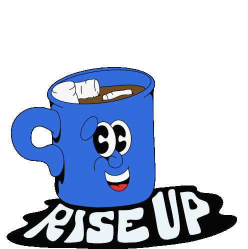 Rise Up And Vote Ga Cup Of Coffee Sticker - Rise Up And Vote Ga Rise Up Cup Of Coffee Stickers