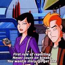 lois lane dc comics jimmy first rule of reporting never count on breaks