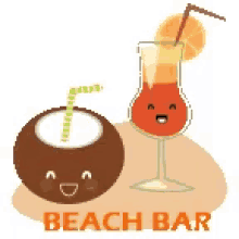beach drinks refreshing