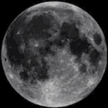 Moon Rotating GIF
