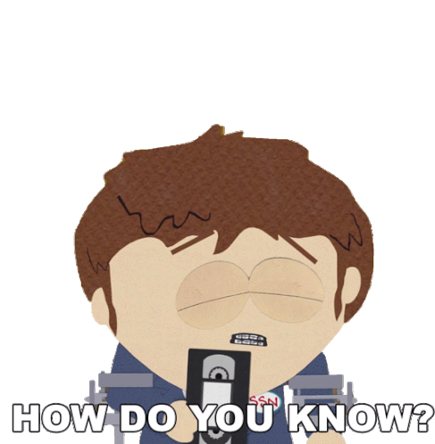 How Do You Know Jimmy Valmer Sticker - How Do You Know Jimmy Valmer South Park Stickers