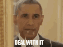 Deal With It GIF - Deal With It President Obama Barack Obama GIFs