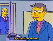 Ay Perdon GIF - Ay Perdon Skinners GIFs