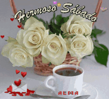 Hermoso Sabado Cafe Amor GIF - Hermoso Sabado Cafe Amor Heart GIFs