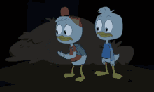 Scared Ducktales2017 GIF - Scared Ducktales2017 Hueydeweylouie GIFs