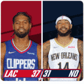 Los Angeles Clippers (37) Vs. New Orleans Pelicans (31) Half-time Break GIF - Nba Basketball Nba 2021 GIFs