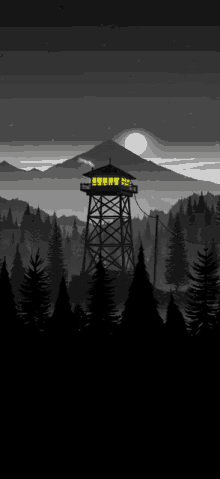 Firewatch Live Wallpaper 4K Upscale by FortuN on Make a GIF