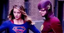 Supergirl The Flash GIF - Supergirl The Flash Melissa Benoist GIFs