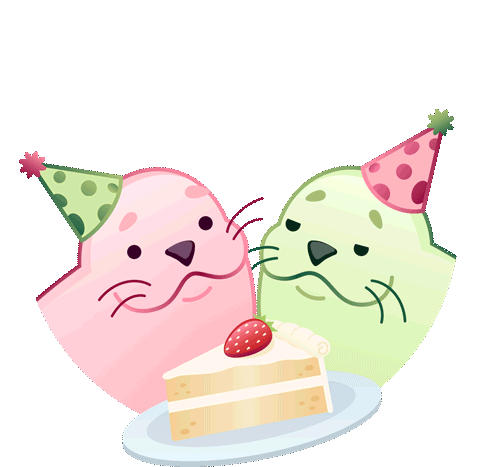 Birthday Happy Birthday Sticker - Birthday Happy Birthday Strawberry Cake Stickers