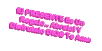 pink text that says " el presente es un regalo "