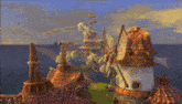 a cartoon drawing of a windmill with a logo that says ' the hobbit '