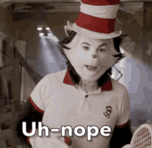 The Cat In The Hat Uh No GIF - The Cat In The Hat Uh No Nope GIFs