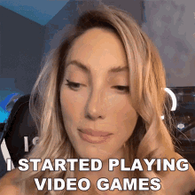 I Started Playing Video Games Avori GIF - I Started Playing Video Games Avori I Started My Gaming Journey GIFs