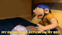 Sml Jeffy GIF - Sml Jeffy My Enite Collection On My Bed GIFs
