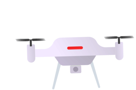 Drone Flying Sticker - Drone Flying Gisero Stickers