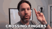 Crossing Fingers Clintus Mcgintus GIF - Crossing Fingers Clintus Mcgintus Clintustv GIFs