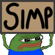 Simp Pepe The Frog Sticker - Simp Pepe The Frog Protest Stickers
