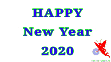 transparent sticker countdown to new year happy new year 2020