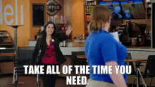 superstore amy sosa take all of the time you need take your time no rush