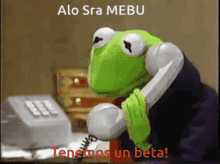 Kermit Calling GIF - Kermit Calling Mebu GIFs