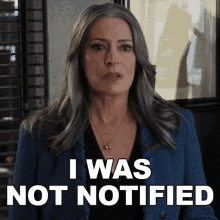I Was Not Notified Emily Prentiss GIF - I Was Not Notified Emily Prentiss Paget Brewster GIFs