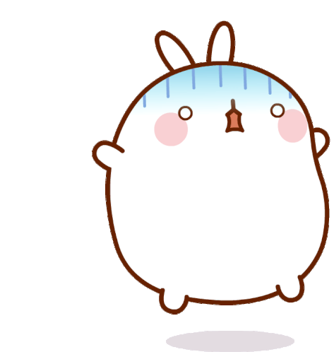 Scary Molang Sticker - Scary Molang Bunny Stickers
