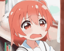 cry anime girl