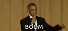 Obama Micdrop GIF - Obama Micdrop Boom GIFs